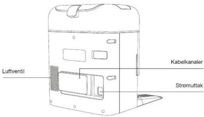 ECOVACS DEEBOT MINI - OMNI-stasjon (sett bakfra) - 1