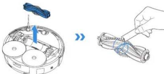 ECOVACS DEEBOT MINI - Huolla pääharja ja sivuharja - 2