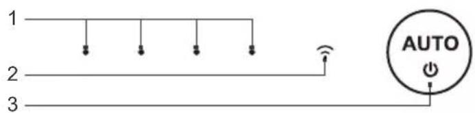 ECOVACS DEEBOT OZMO 610 - Pannello di controllo - 1
