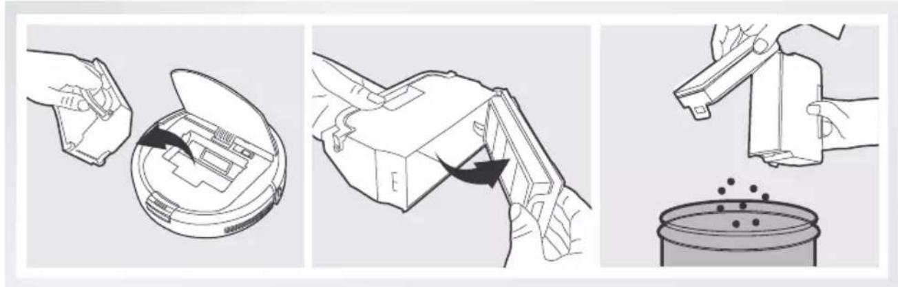 ECOVACS DEEBOT OZMO 610 - Réservoir à poussière et filtres - 1