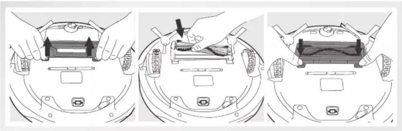 ECOVACS DEEBOT OZMO 610 - Installation de l'option Brosse principale - 1