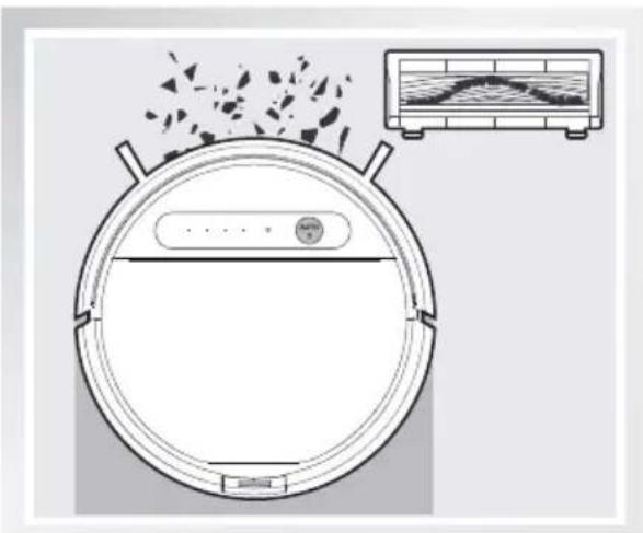 ECOVACS DEEBOT OZMO 610 - Scelta di un'opzione di aspirazione - 1