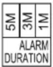 Schwaiger HG2000 532 - Einstellen der Alarmdauer - 1
