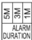 Schwaiger HG2000 532 - Configuración de la duración de la alarma - 1