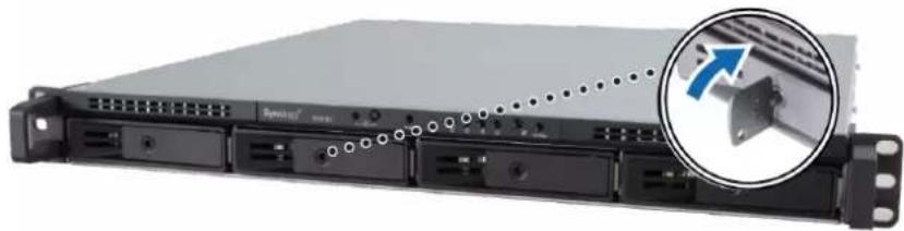 SYNOLOGY RackStation RS818RP+ - Installation des disques - 5