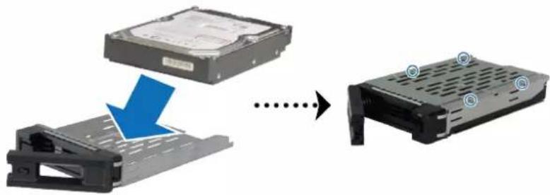 SYNOLOGY RackStation RS818RP+ - Installation des disques - 2