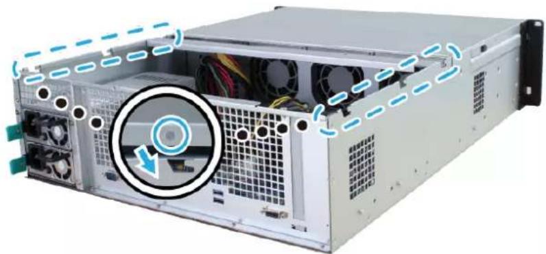 SYNOLOGY RS2818RP+ - Pour installer le module de mémoire : - 6