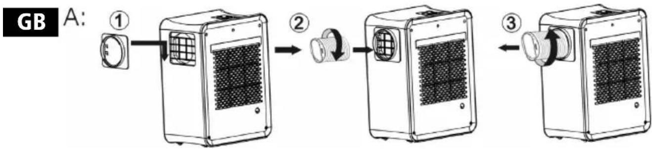 Sonnenkönig Fresco 700 - Use in cooling mode - Rear view - 1