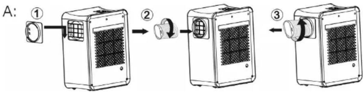Sonnenkönig Fresco 700 - Utilizzo in modalità raffreddamento - Vista posteriori - 1
