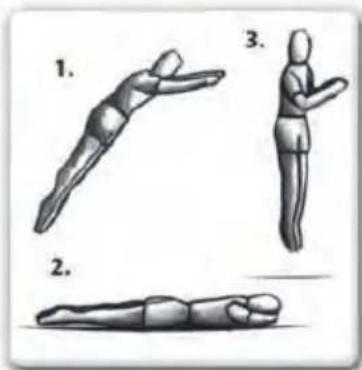 EXIT Elegant Premium - FORTGESCHRITTENE ÜBUNG 3: Der Vorwärts-Fall - 1