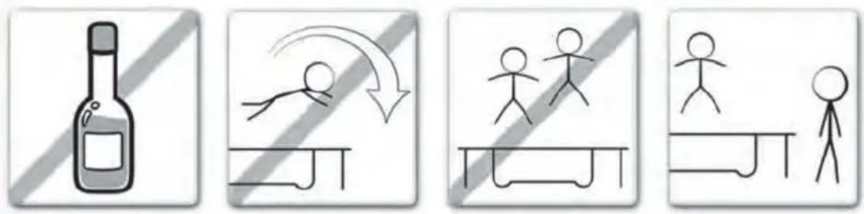 EXIT Elegant Premium - ADVISORY PRECAUTIONS WHILST USING THE TRAMPOLINE - 1