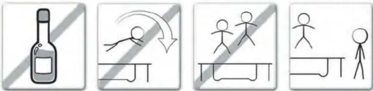 EXIT Elegant Premium - PRECAUTIONS À RESPECTER LORS DE I'UTILISATION DU TRAMPOLINE - 1