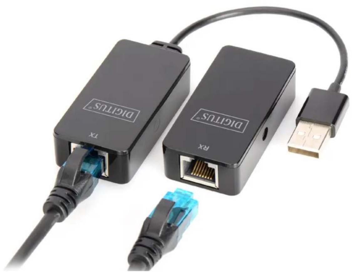 Digitus DA70141 - Câble adaptateur USB de cat 5/6 - 1