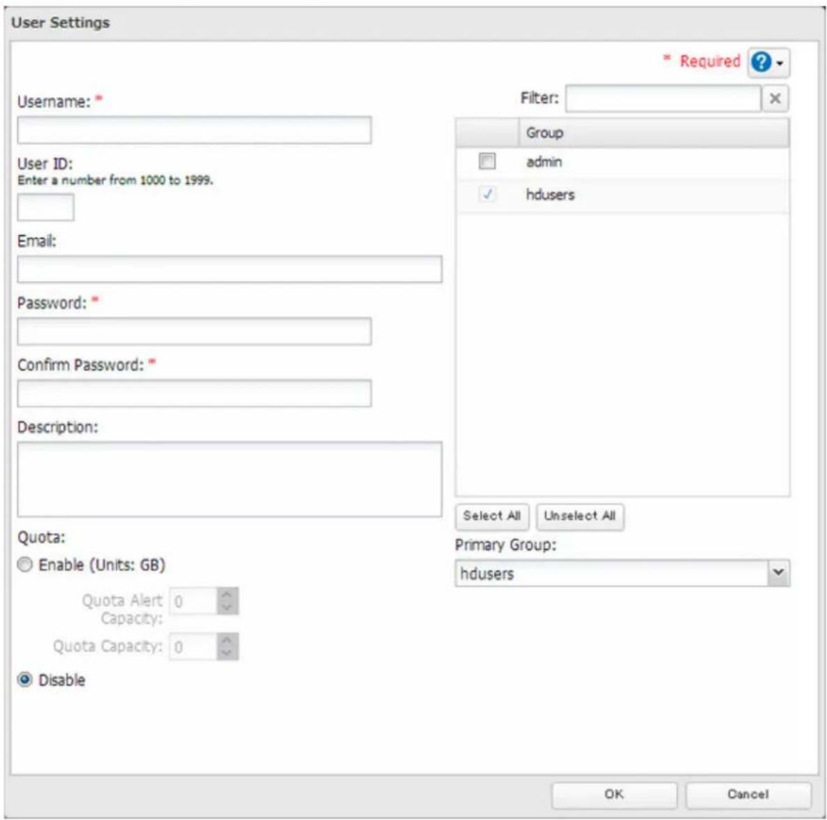 BUFFALO TeraStation TS7120r - Enter the desired settings, then click [OK]. - 1