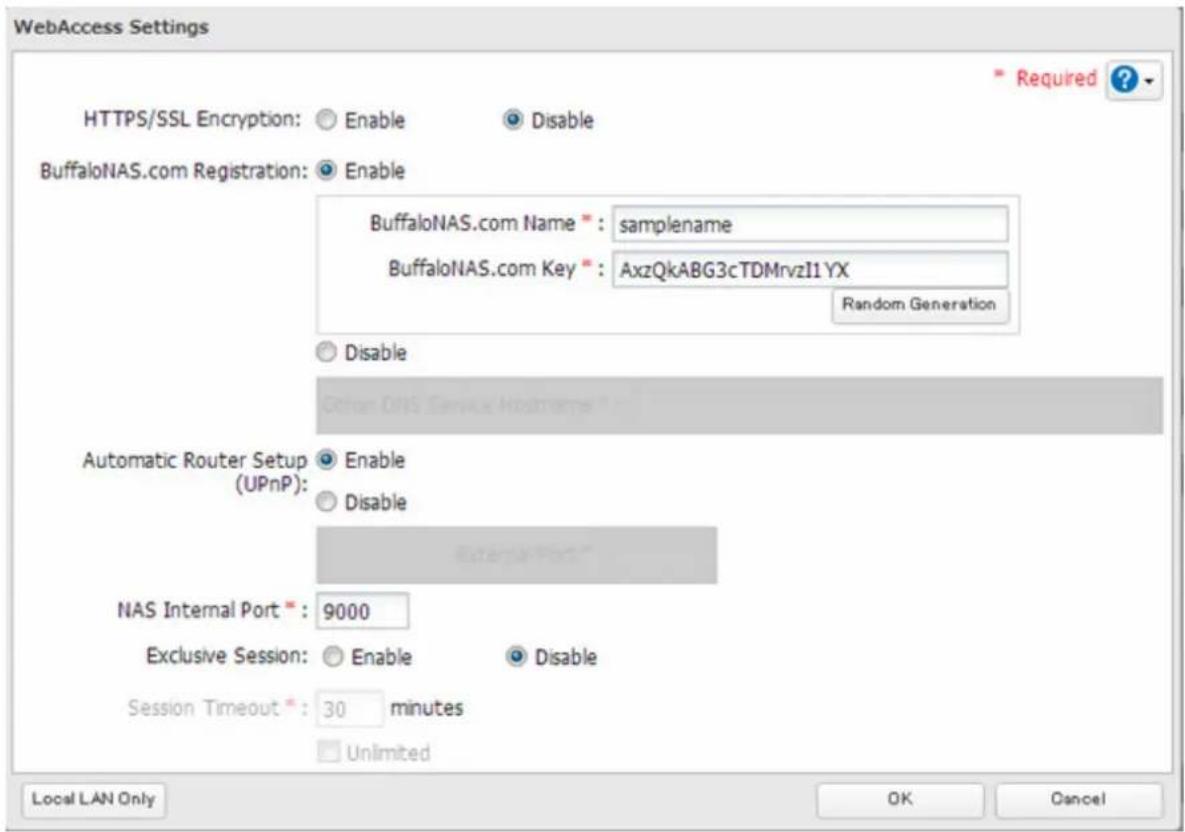 BUFFALO TeraStation TS7120r - Configurez les paramètres souhaités, puis cliquez sur [OK]. - 1