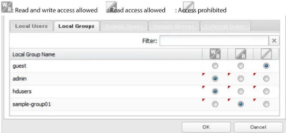 BUFFALO TeraStation TS7120r - Local Users and Groups - 3