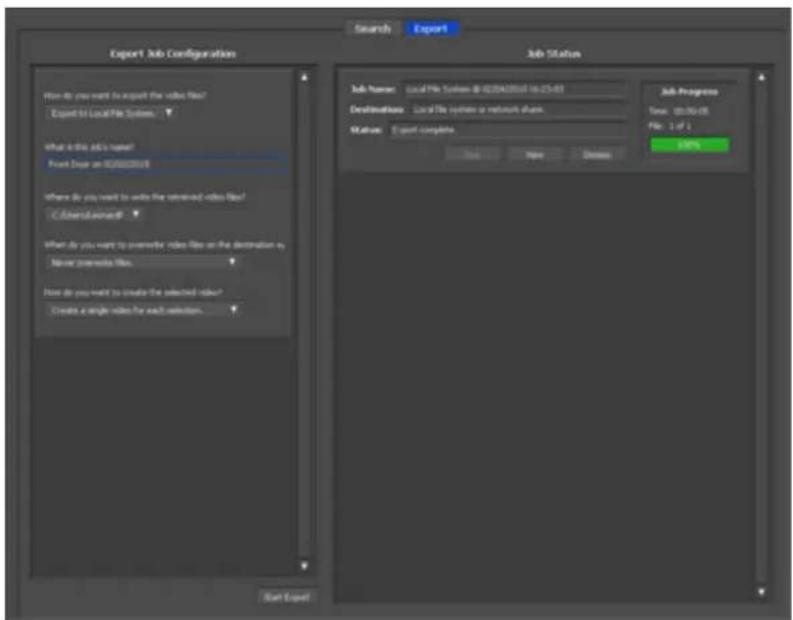 BUFFALO TeraStation TS7120r - Exportation des enregistrements vidéos sauvegardés en tant que fichier vidéo MOV - 5