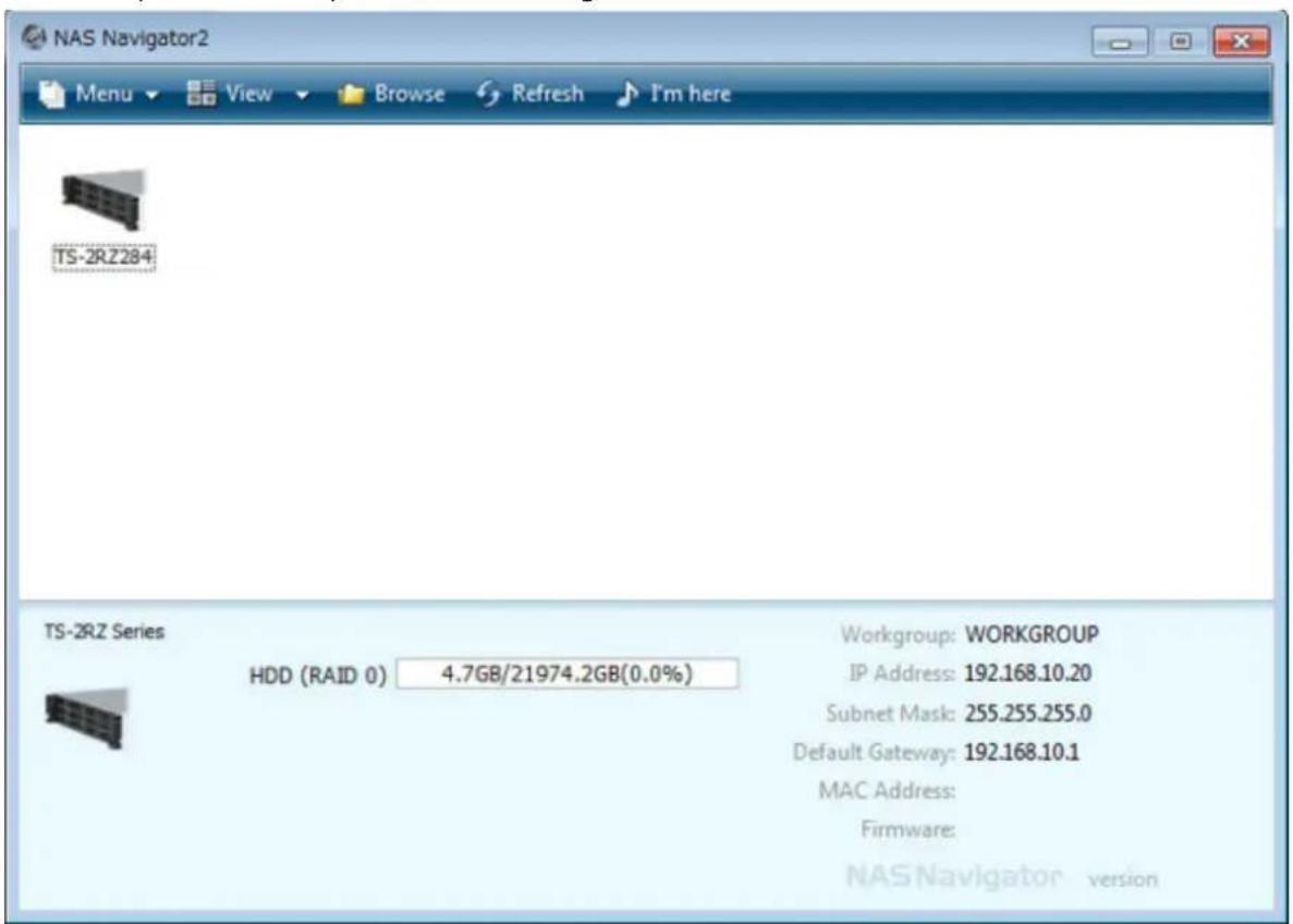 BUFFALO TeraStation TS7120r - NAS Navigator2 pour Windows - 2