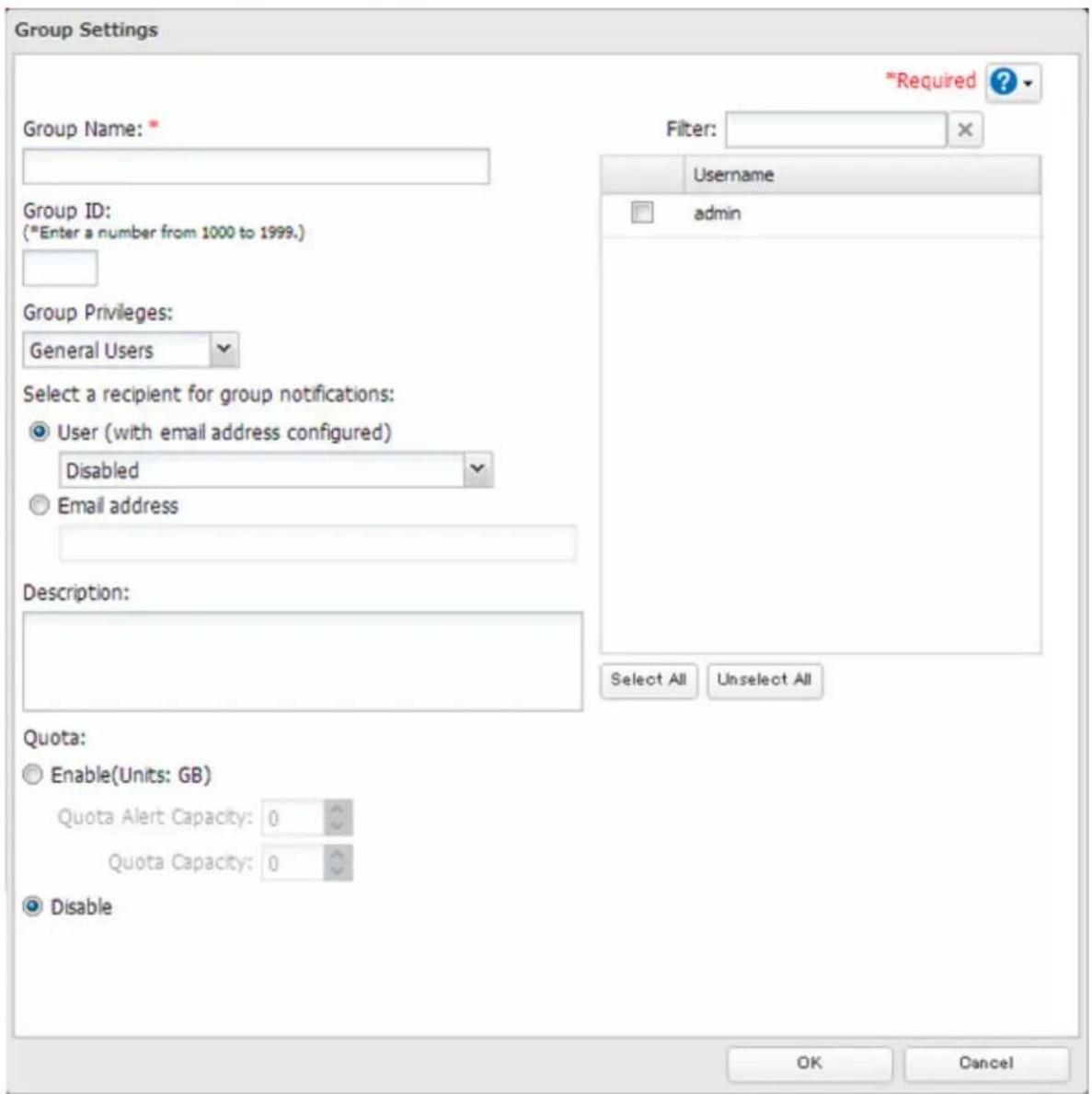 BUFFALO TeraStation TS7120r - Enter the desired settings, then click [OK]. - 1