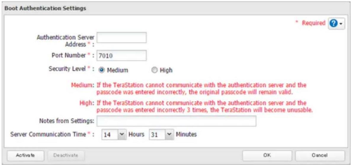 BUFFALO TeraStation 5810DN - Boot Authentication - 3
