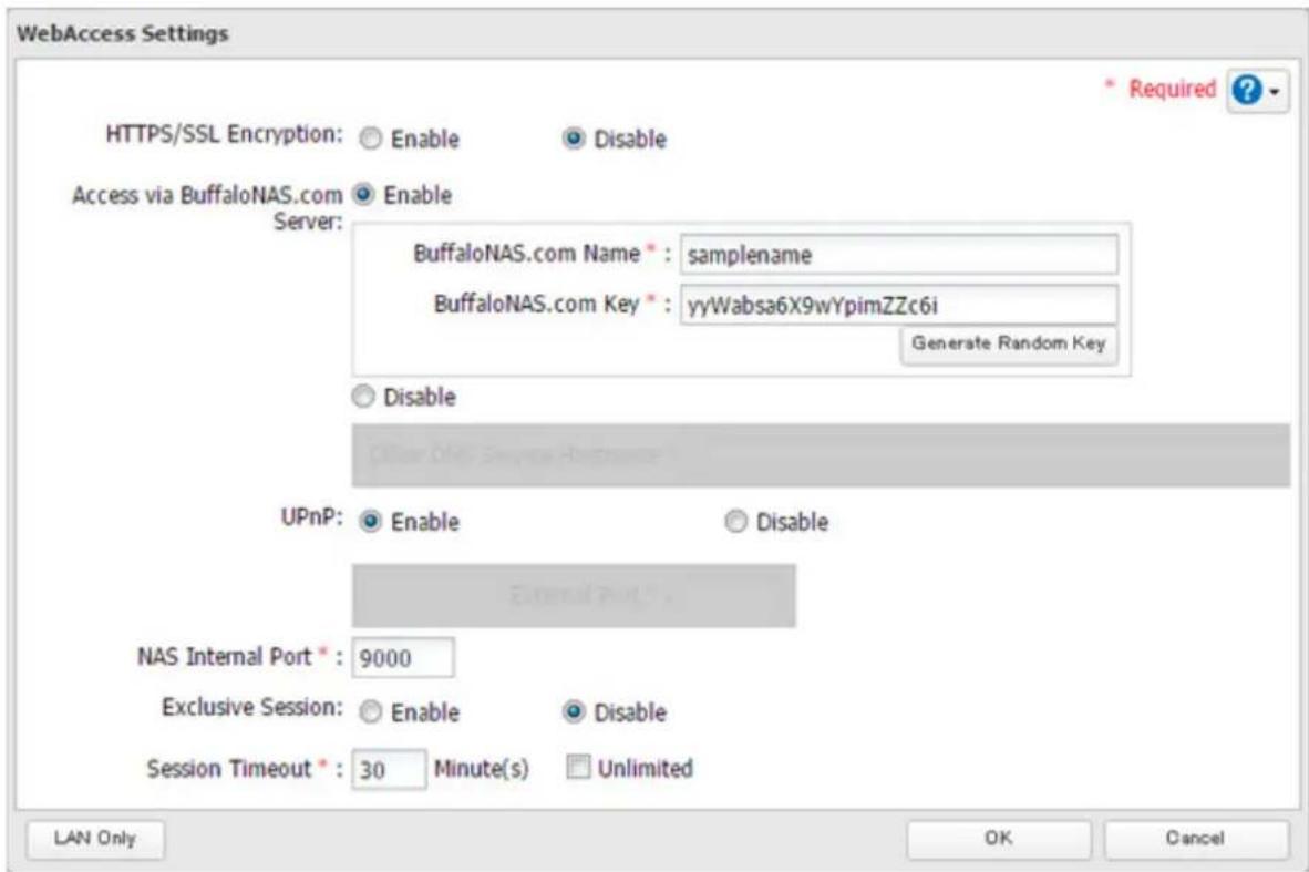 BUFFALO TeraStation 5810DN - Configurez les paramètres souhaités, puis cliquez sur [OK]. - 1