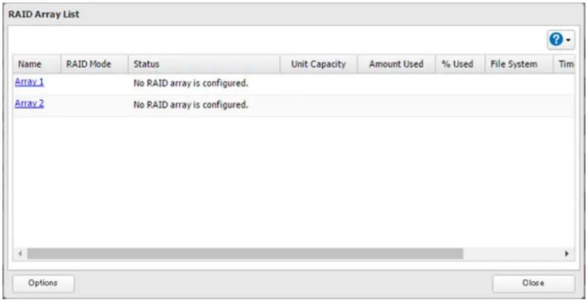 BUFFALO TeraStation 5810DN - Passer du mode JBOD au mode RAID 1 - 3