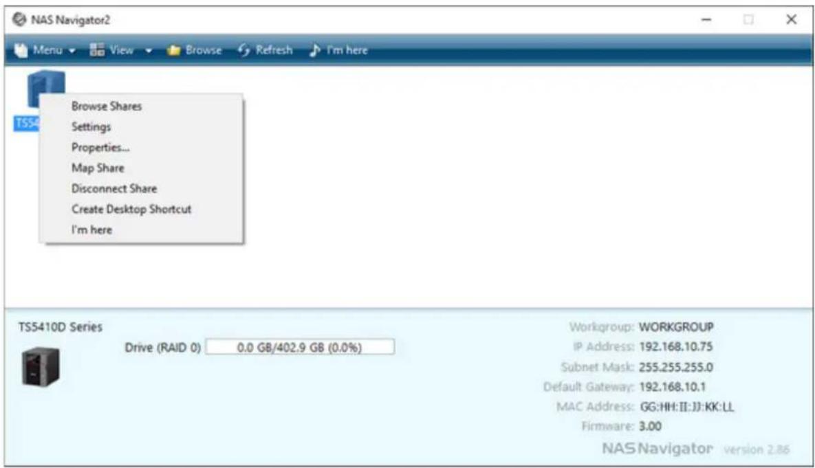 BUFFALO TeraStation 5810DN - Configuration via l'assistant de configuration initiale - 1