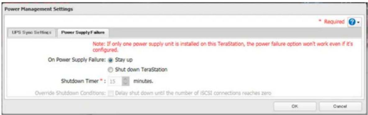 BUFFALO TeraStation 5810DN - Power Management - 3