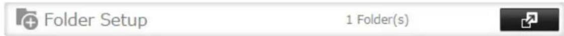 BUFFALO TeraStation 5810DN - Cliquez sur « Configuration des dossiers (Folder Setup) ». - 1