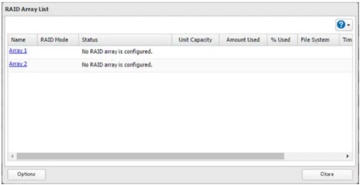 BUFFALO TeraStation 5810DN - Choisissez une batterie de disques RAID. - 1