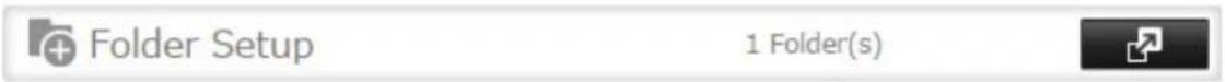 BUFFALO TeraStation 5810DN - Cliquez sur « Configuration des dossiers (Folder Setup) ». - 1