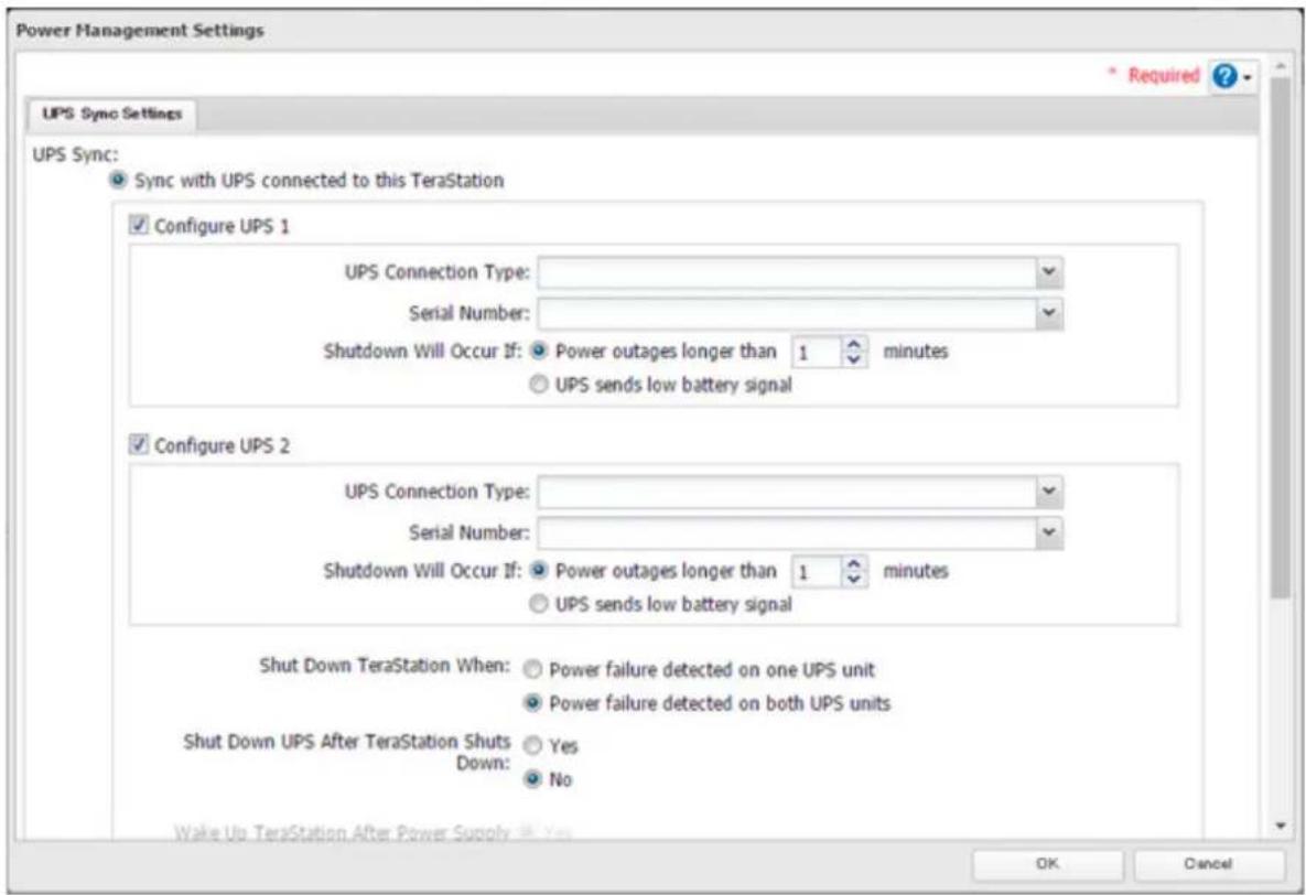 BUFFALO TeraStation 5810DN - Configurez les paramètres souhaités, puis cliquez sur [OK]. - 1
