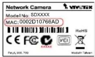 Vivotek SD9364EH - Instalación del hardware - 1