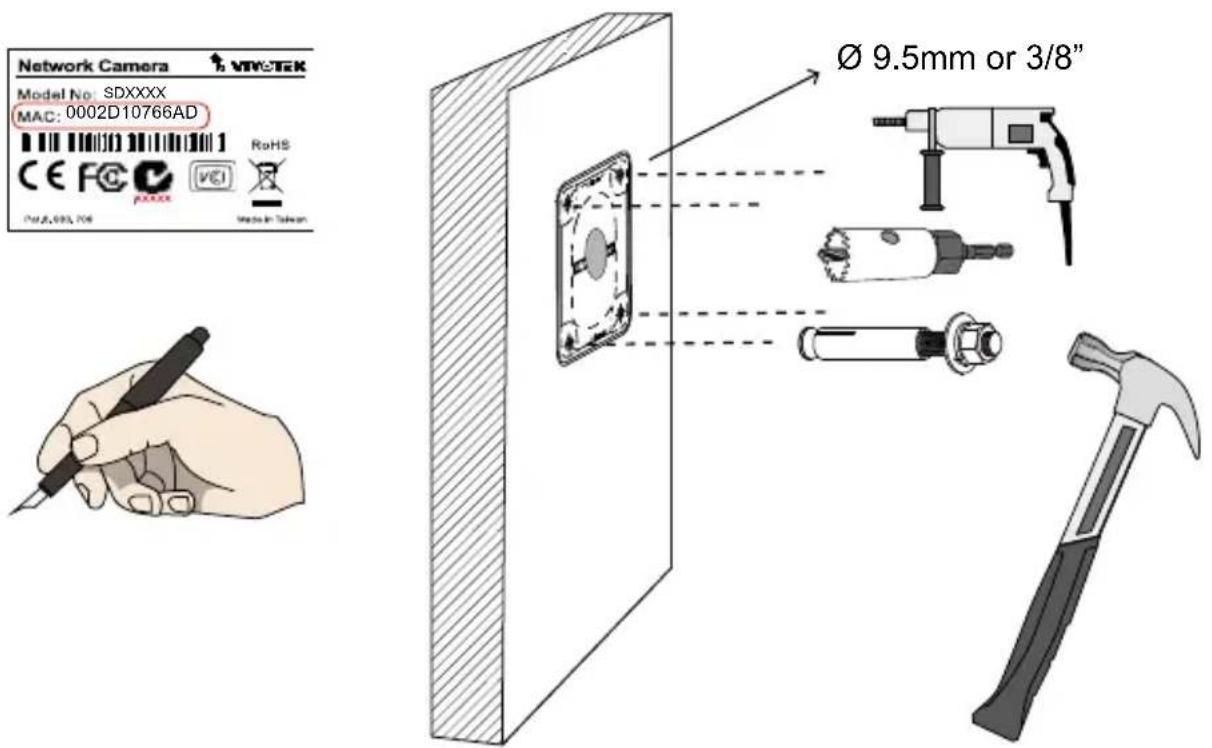 Vivotek SD9364EH - Installazione hardware - 1