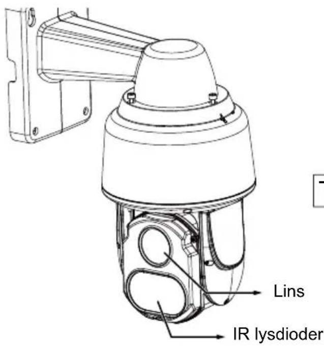 Vivotek SD9364EH - Fysisk beskrivning - 1