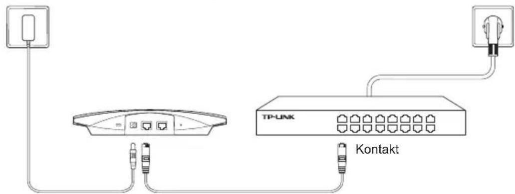 TP-LINK EAP330 - Via strømadapteren - 1