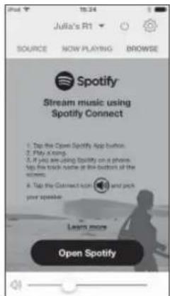 ROBERTS R1 - Utilisation de l'application UNDOK pour selectionner Spotify - 5