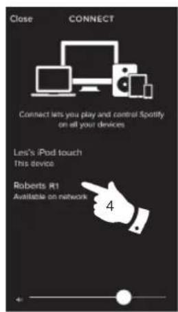 ROBERTS R1 - Lecture de musique en utilisant Spotify Connect - 2