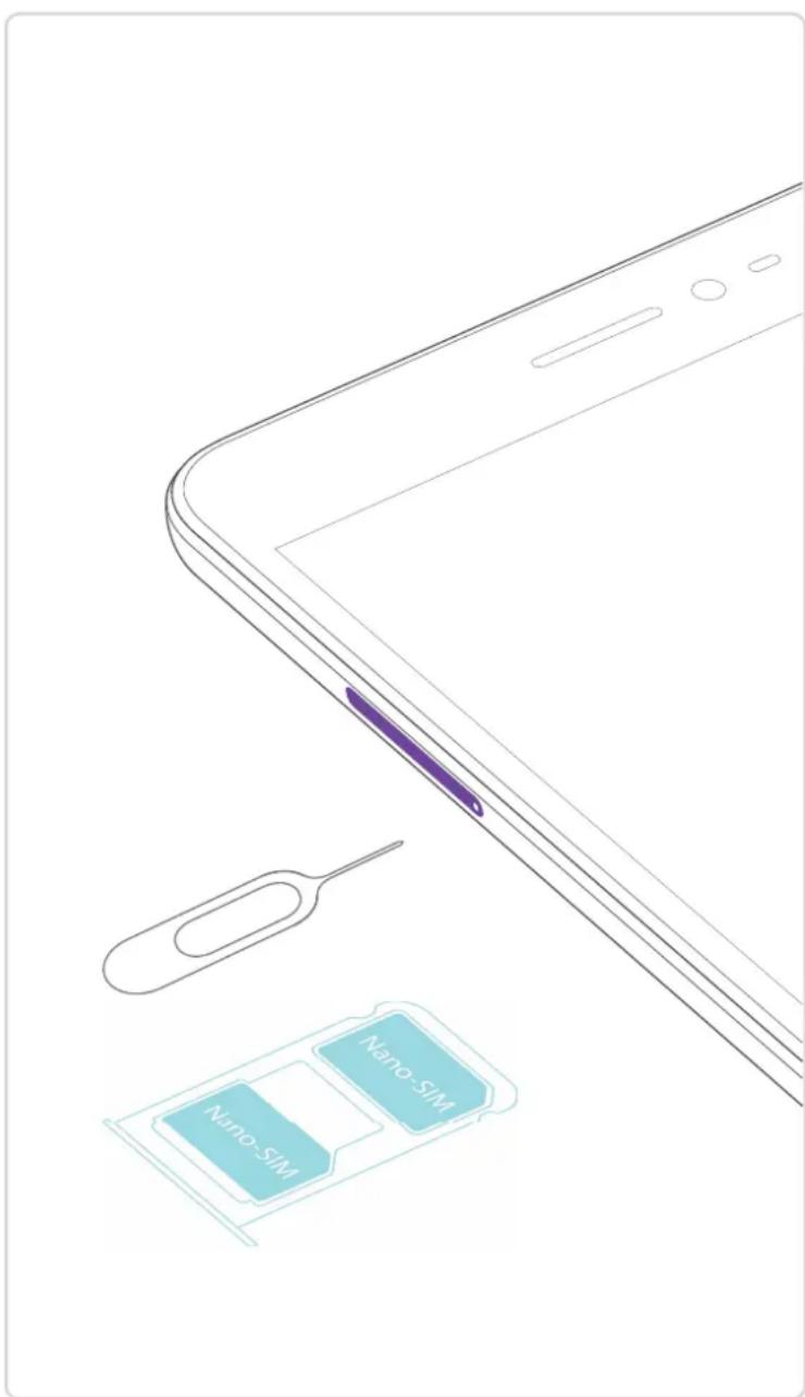 NEFFOS X1 Lite - Insérer les cartes SIM - 1