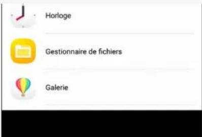 Horloge Gestionnaire de fichiers Galerie