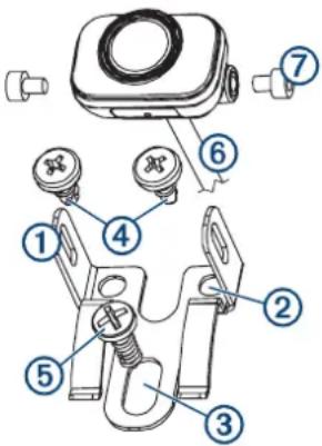 GARMIN BC 35 - De camera monteren - 1