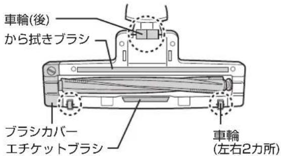 SHARP ECCT12 - 糸くず・輪ゴム・毛髪・ペットの毛などがからみ付いたときに - 1