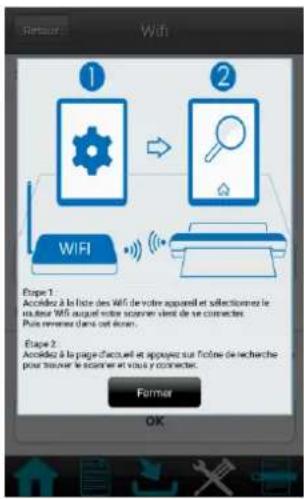 IRIS IRIScan Book 5 WiFi - Connexion à Internet pendant l'utilisation de l'application et du scanner. - 5