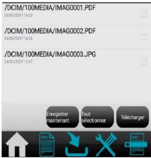 IRIS IRIScan Book 5 WiFi - Accès et téléchargement des images numérisées - 2