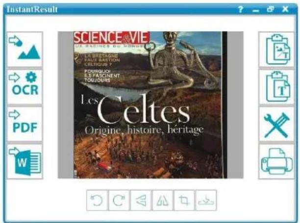 IRIS IRIScan Book 5 WiFi - Utilisation d'InstantResult pour enregistrer les fichiers numérisés (reconnus) - 1