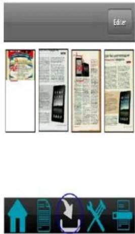 IRIS IRIScan Book 5 WiFi - Accès et téléchargement des images numérisées - 3