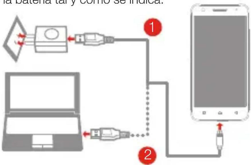 LENOVO Vibe C2 - Carga de la batería - 1
