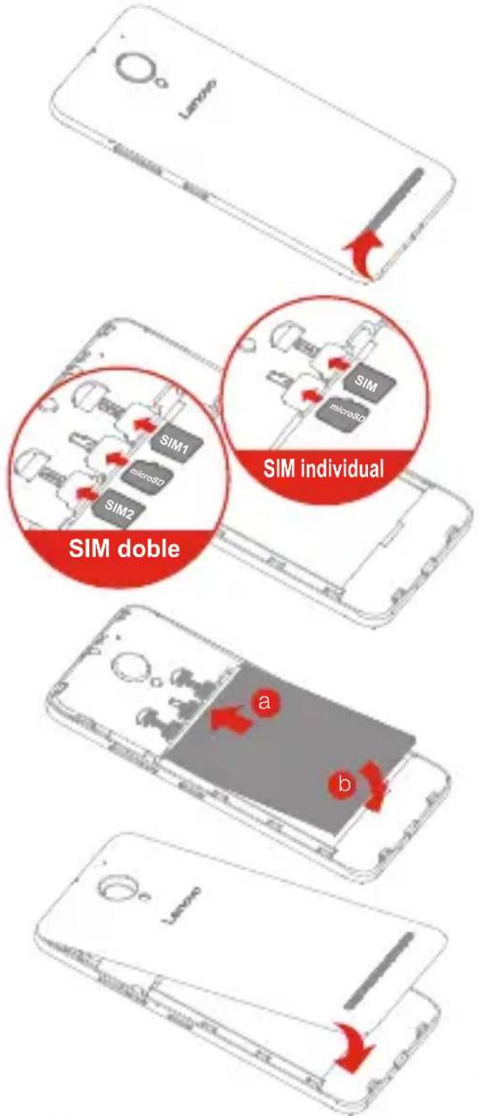 LENOVO Vibe C2 - Preparación de su smartphone - 1