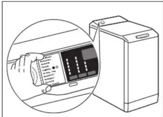 ELECTROLUX WAGL5T300 - Simboli e manopola multilingue - 1