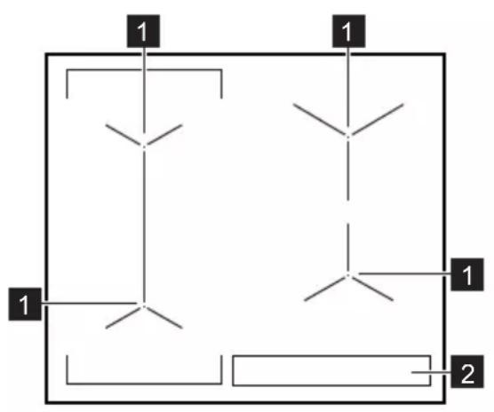AEG IKE64441XB - Agencement des zones de cuisson - 1